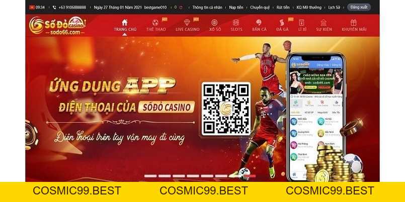 SODO66 B | Link Vào Nhà Cái SODO66 Chính Thức Mới Nhất 2026 - Cosmic99