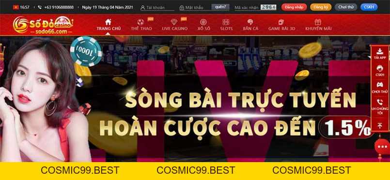 SODO66 B | Link Vào Nhà Cái SODO66 Chính Thức Mới Nhất 2026 - Cosmic99