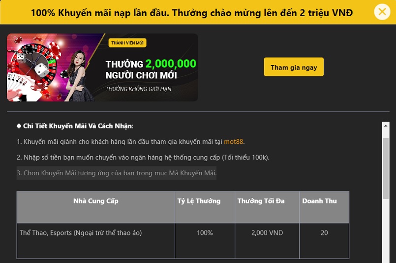 Mot88 là gì? Chương trình khuyến mãi Mot88 nào đang diễn ra? - Cosmic99